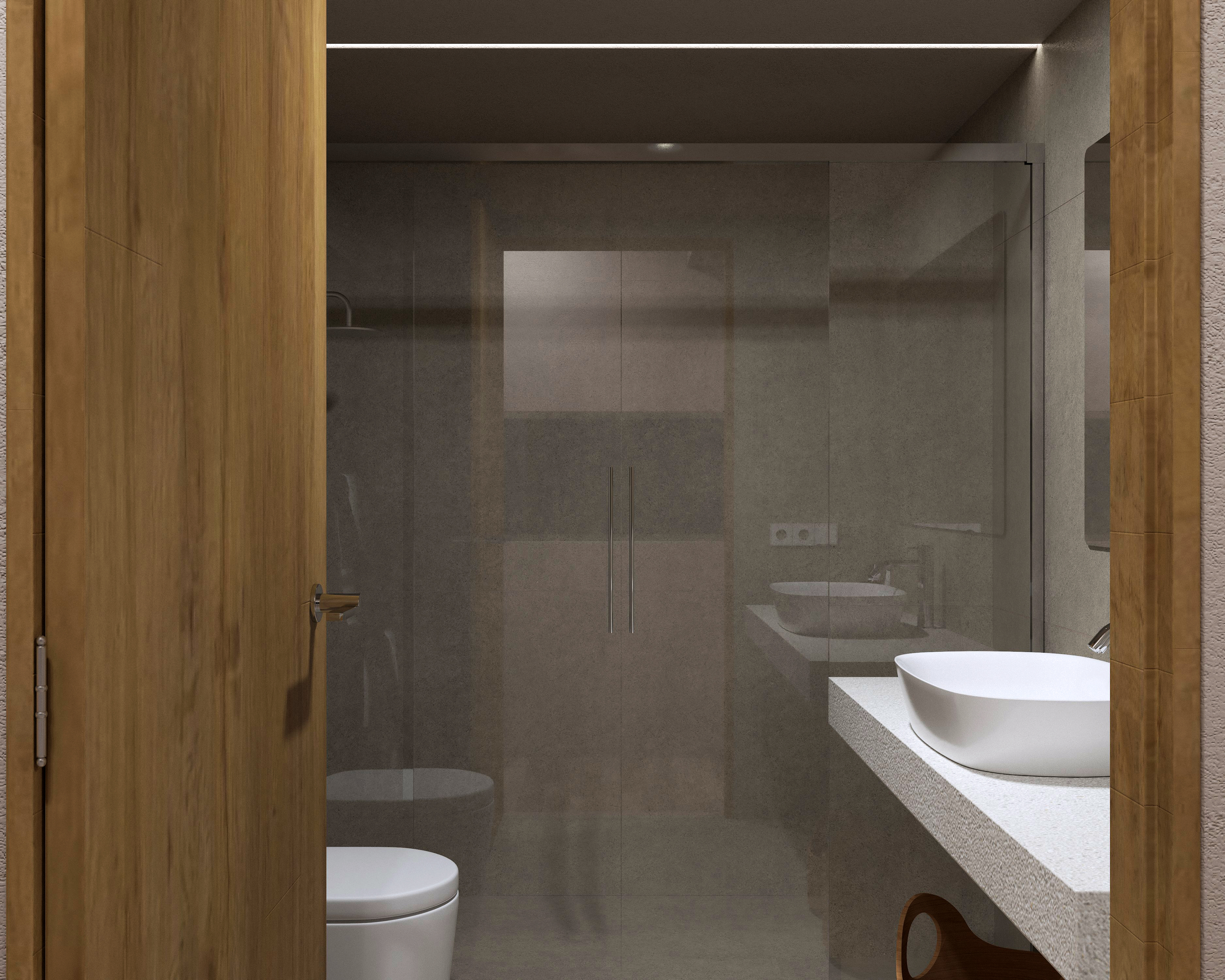 Baño de diseño elegante